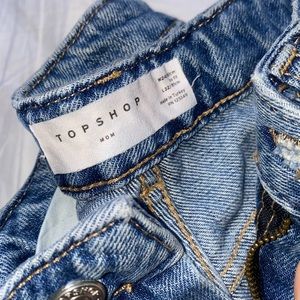 TopShop Distressed Mom Jeans - w: 24